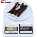 SoloGood 10PCS JST-XH 2S/ 3S/ 4S/ 5S/ 6S Battery Balance Plug Extension Lead 22AWG Silicone Wire Balance Leads Extension Cable for LiPo Batteries Balance Charging