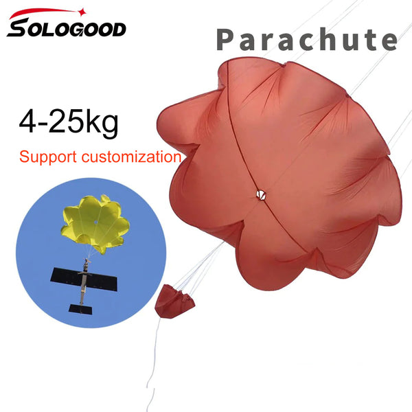 SoloGood RC Model Parachute 4-6kg 8-10kg 12-15kg UAV Parachute Skywalker Gemini Starbelt Guidance Parachute Nippon with Strap