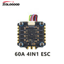 SoloGood F722 Stack F722 Flight Controller BLHELI_S 60A 4in1 BLS60A ESC 30.5X30.5mm 2-6S Designed for 7-10inch FPV Drone