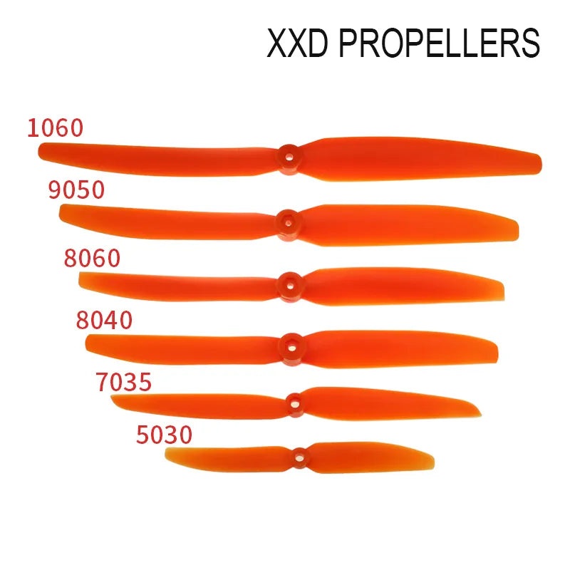 10pcs/lot XXD Fixed Wing Screw Propeller 1060 9050 7035 5030 8040 8060 RC Props