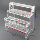 Multifunctional Screwdriver Tweezers Shelf Hex wrench Tool Kit Stand Holder 15 Holes RC FPV Tool Trapezoid Storage Rack 100 sets