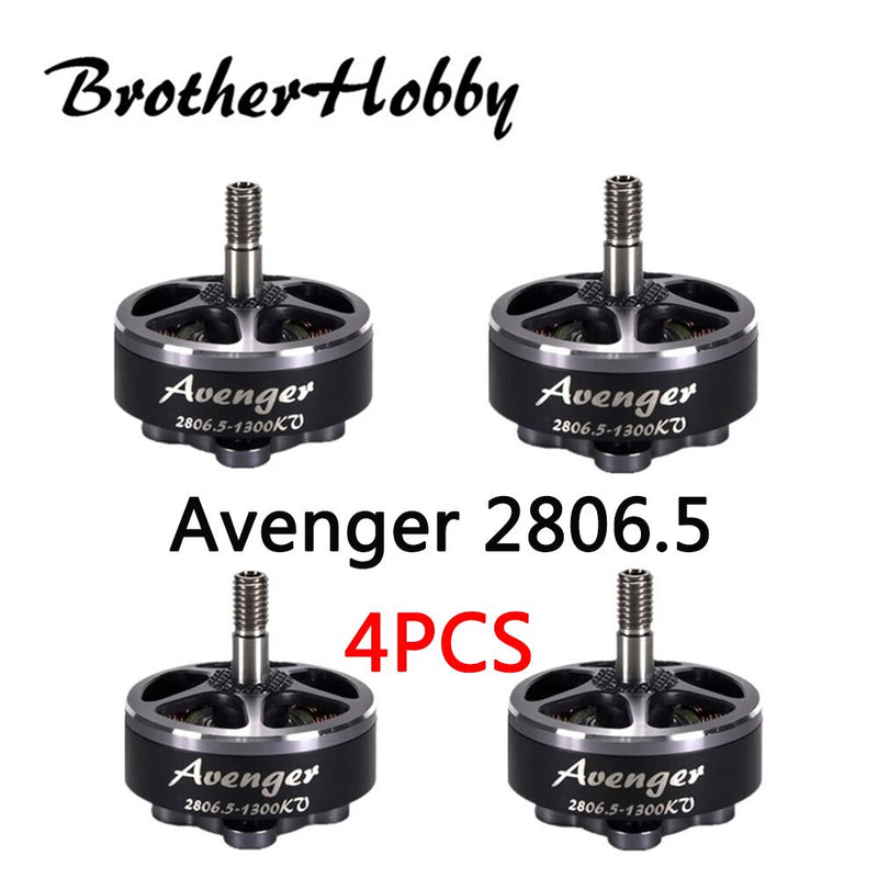 4pcs BrotherHobby Avenger 2806.5 Motor1300/1700/1920KV 4-6S Brushless Motor  FPV Racing RC Quadcopter Drone Models
