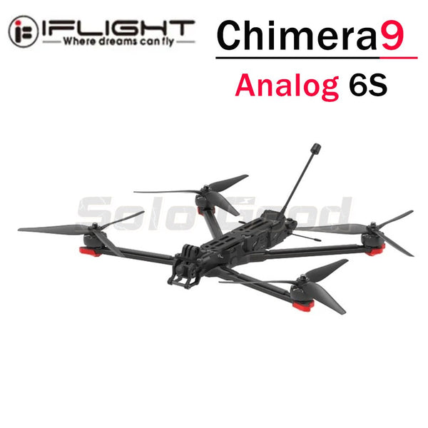 iFlight Chimera9 Analog 6S FPV Long Range BNF With RaceCam R1 Mini 1200TVL 2.5mm Camera / XING2 2809 800KV Motor for FPV
