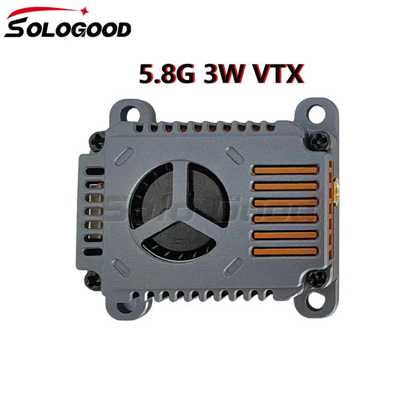SoloGood 5.8GHz 3W 40CH VTX Transmitter 25mW/1000mW/2000mW/3000mW adjustable  For RC FPV Freestyle Long Range Racing Drone