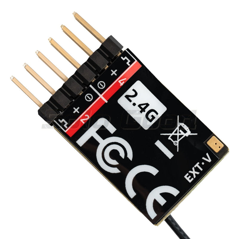 Radiomaster ER4 PWM Mini Receiver 2.4G 4CH 10mw ExpressLRS Support Voltage Telemetry Wifi Update For Aircraft Boat Car