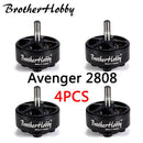 4PCS BrotherHobby Avenger 2808 1500 / 1900KV Brushless Motor for RC FPV Racer Drone RC Models Toys DIY Accessories