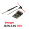 SoloGood CYCLONE ELRS 2.4G PWM 6CH / 7CH CRSF Receiver Support ELRS 3.2 PWM/CRSF Protocol Copper Pipe Antenna For RC FPV Drone