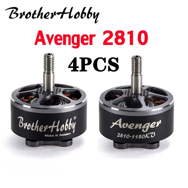 4PCS Brotherhobby Avenger 2810 1180KV/1500KV Brushless Motor For FPV Multicopter for RC Drone