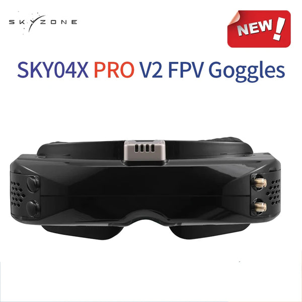 SKYZONE SKY04X PRO OLED 5.8G 48CH Steadyview Receiver 1280X960 DVR FPV Goggles Head Tracker Fan for RC Airplane Racing Drone