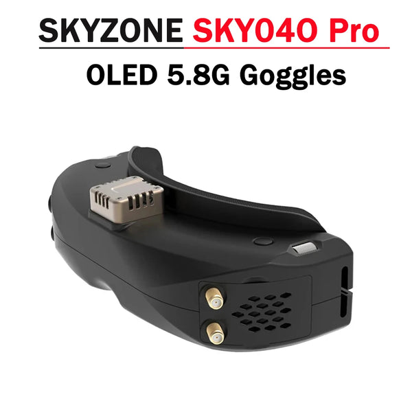 SKYZONE SKY04O Pro OLED 5.8G 48CH Steady View Receiver 1024X768 DVR FPV Goggles With Head Tracker Fan for RC Airplane Racing
