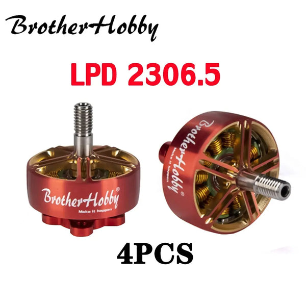 4PCS Brotherhobby LPD 2306.5 2000KV/2450KV/2650KV Brushless Motor For FPV Multicopter for RC Drone