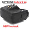 SKYZONE Cobra X V4 FPV Goggles 5.8Ghz 48CH FPV Receiver 1280x720 LCD with DVR for RC Airplane FPV Racing Drone（black）