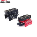 SoloGood RC Car Cooling Fans 40mm 27000rpm Motor Fan with Metal Heatsink for 1/8 RC Truck Diameter 40-42mm Brushless Motor