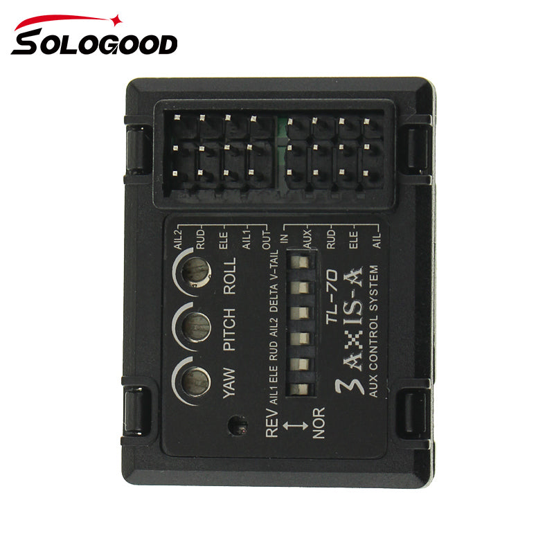 SoloGood 3-axis Flight Controller Stabilizer System Gyro for FPV RC Airplane, Fixed Wing Aircraft, Delta Wing, Gliders