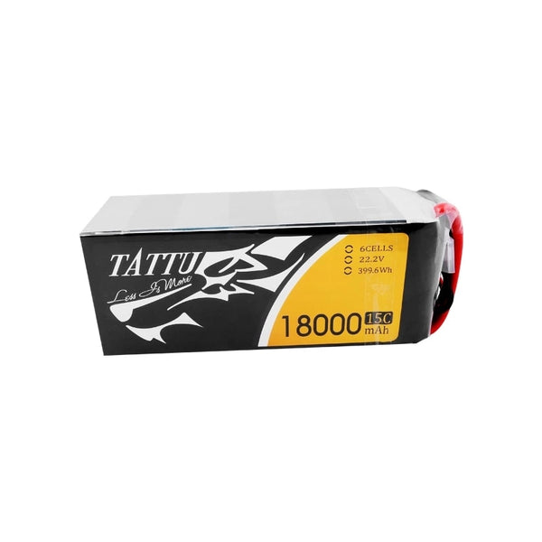 TATTU 18000mAh 22.2V 6S LiPO Battery Burst 15C with XT90S AS150 for Big Load Multirotor FPV Drone Hexacopter Octocopter