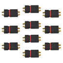 10 Pairs Amass Black XT60W Waterproof Plug Gold-Plated Bullet Connectors Male and Female for RC Aircraft Drone Lipo Battery Spar