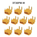 10  Pairs Amass XT30PW XT30 Connector Plug Male and female Upgraded Female & Male Heat Shrink Gold Plated For RC Parts