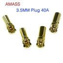 Amass 2mm 3.5mm 4mm 6mm 8mm Bullet Banana Plug Connector Male Female for RC Battery Part