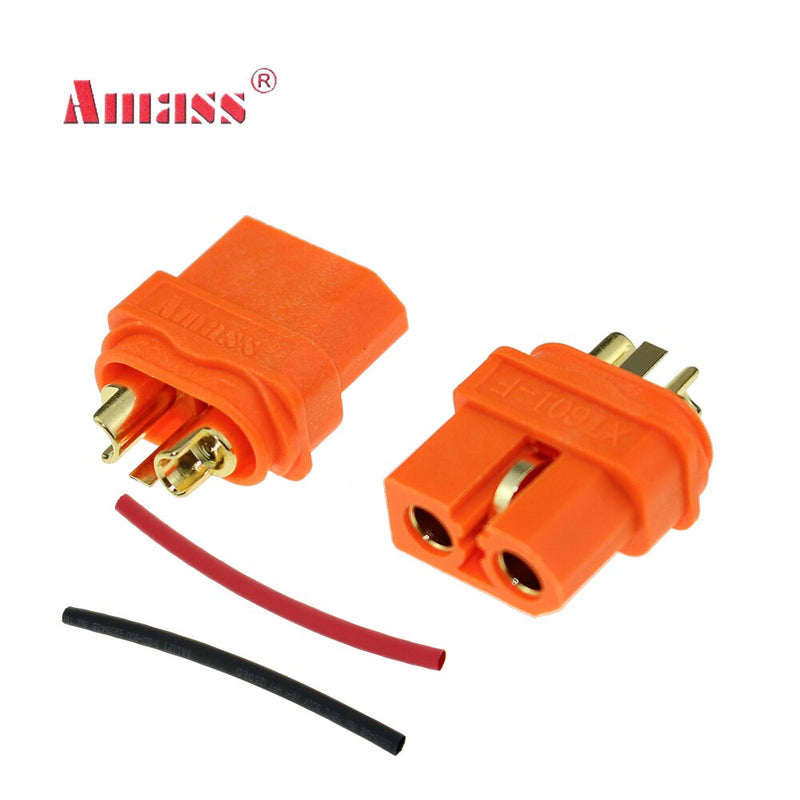 10 Pair Amass XT60I/XT60H/XT30U Bullet Connector Plug Upgrated of XT60I-Female & XT60IPW-Male Gold Plated For Rc Parts
