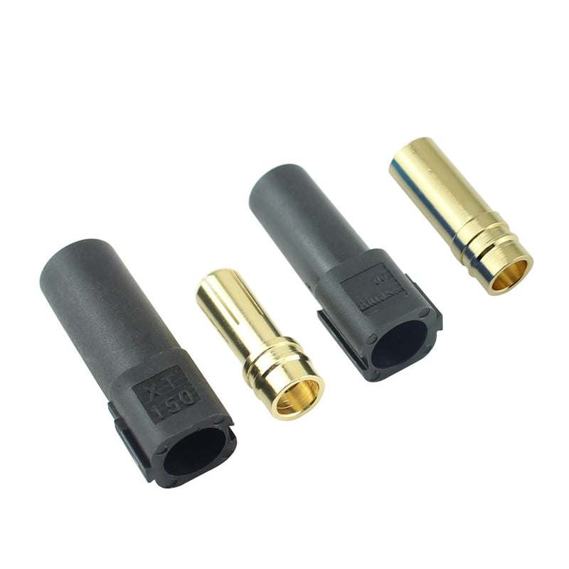 10Pcs  AMASS XT150 Connector Adapter Male Female Plug 6mm Gold Banana Bullet Plug