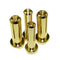 10PCS AMASS 4mm 5mm Banana Plugs Male Authentic Alotted aft Beveled Stable Current 40A Gold Plating 5u For RC Car