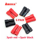 6pairs 10Pairs Amass XT150 6mm Bullet Connector Adapter Plug Set Male Female 130 High Rated Amps for RC LiPo Battery