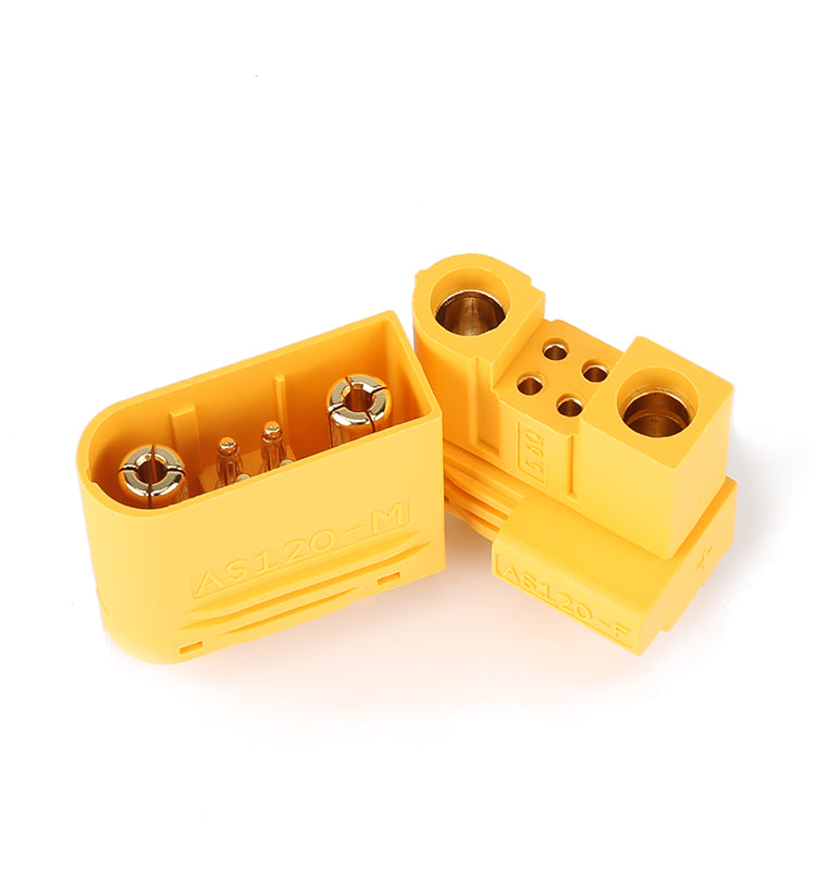 Amass AS120 Male/Female Plug Connector Resistance Adapter Plug for RC Model FPV Racing Drone Lipo Battery Multirotor Parts