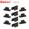 5/10PCS/20PCS AMASS Black XT90E-M Battery Plug Gold-Plated Male Connector DIY Connecting Parts for RC Aircraft Drone Accessories
