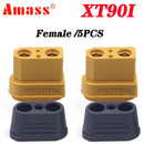 Amass XT90I Plug Connectors 4.5mm Gold Bullet Plated Connector Plug Male Female For RC Model Battery