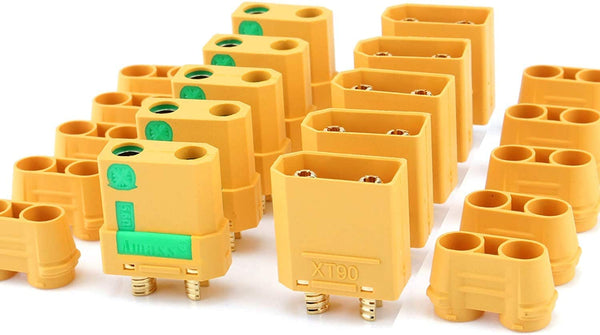 10 Pairs Amass  XT90S XT90-S XT90 Connector Anti-Spark Male Female Connector for Battery, ESC and Charger Lead