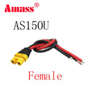 Amass AS150U 70A Copper Plated Male/Female Plug Connector Resistance Adapter Cable For RC Racing Drone FPV Model Spare Part