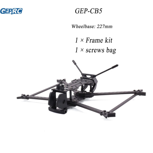 GEPRC GEP-CB5 Frame Parts Suitable For Crocodile5 Baby Series Drone Carbon Fiber Frame For RC FPV Quadcopter Accessories