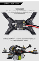 GEPRC Mark3 PNP BLHeli_S 40A 50A ESC Supports 2-5S 3-6S lithium Battery With The latest GR2207.5 2400KV GR2207.5 1920KV Motor