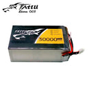 TATTU Batteries 6S 30000mAh 22.2V 25C 6S1P LiPo Battery Pack with AS150 + XT150 Plug Connector for UAV Drones