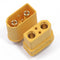 5 / 10  Pairs  Amass XT90(2+2) Plug Connectors 4.5mm Gold Bullet Plated Connector Plug Male Female For RC Model Battery